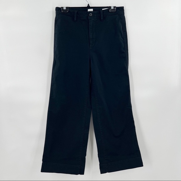 GAP high rise wide leg black jeans size 8 - Picture 1 of 5